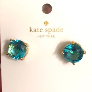 Kate spade earrings teal turquoise